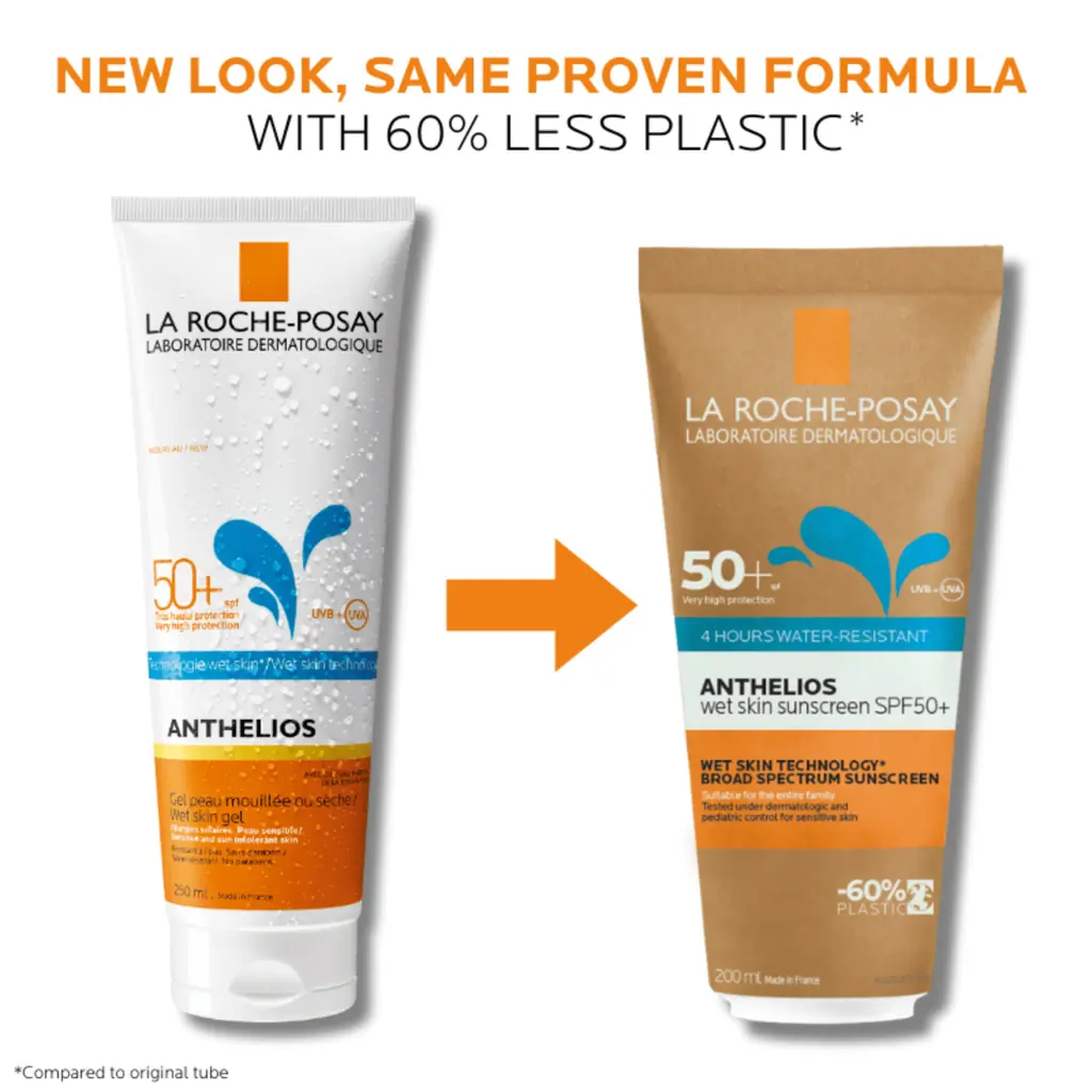 La Roche-Posay Anthelios Wet Skin 60% Less Plastic SPF50+ 200ml