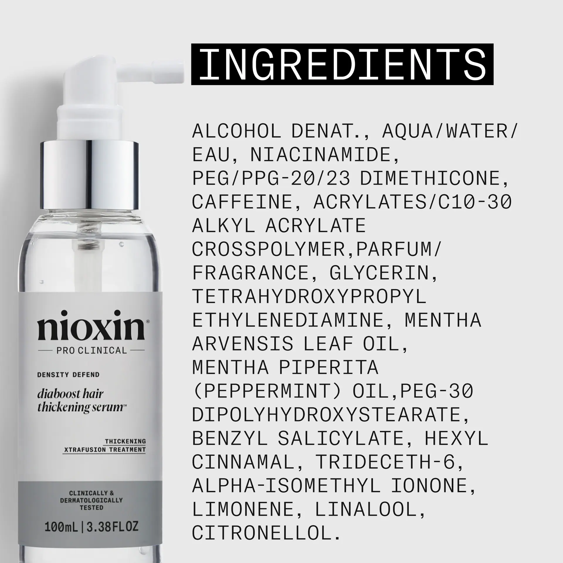 Nioxin Density Defend Diaboost Hair Thickening Serum, 100ml