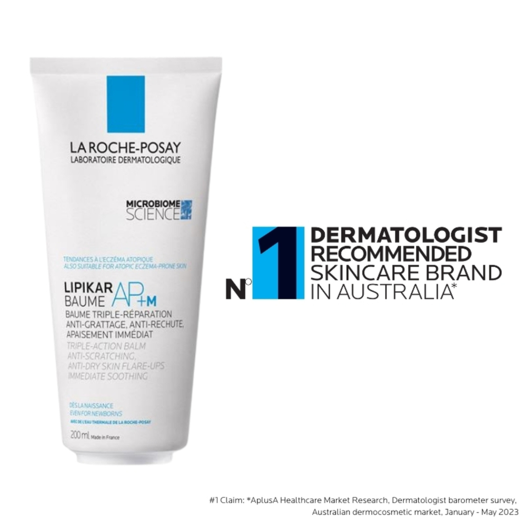 La Roche-Posay Lipikar Baume AP+M Body Moisturiser Balm Tube with 60% Less Plastic 200ml