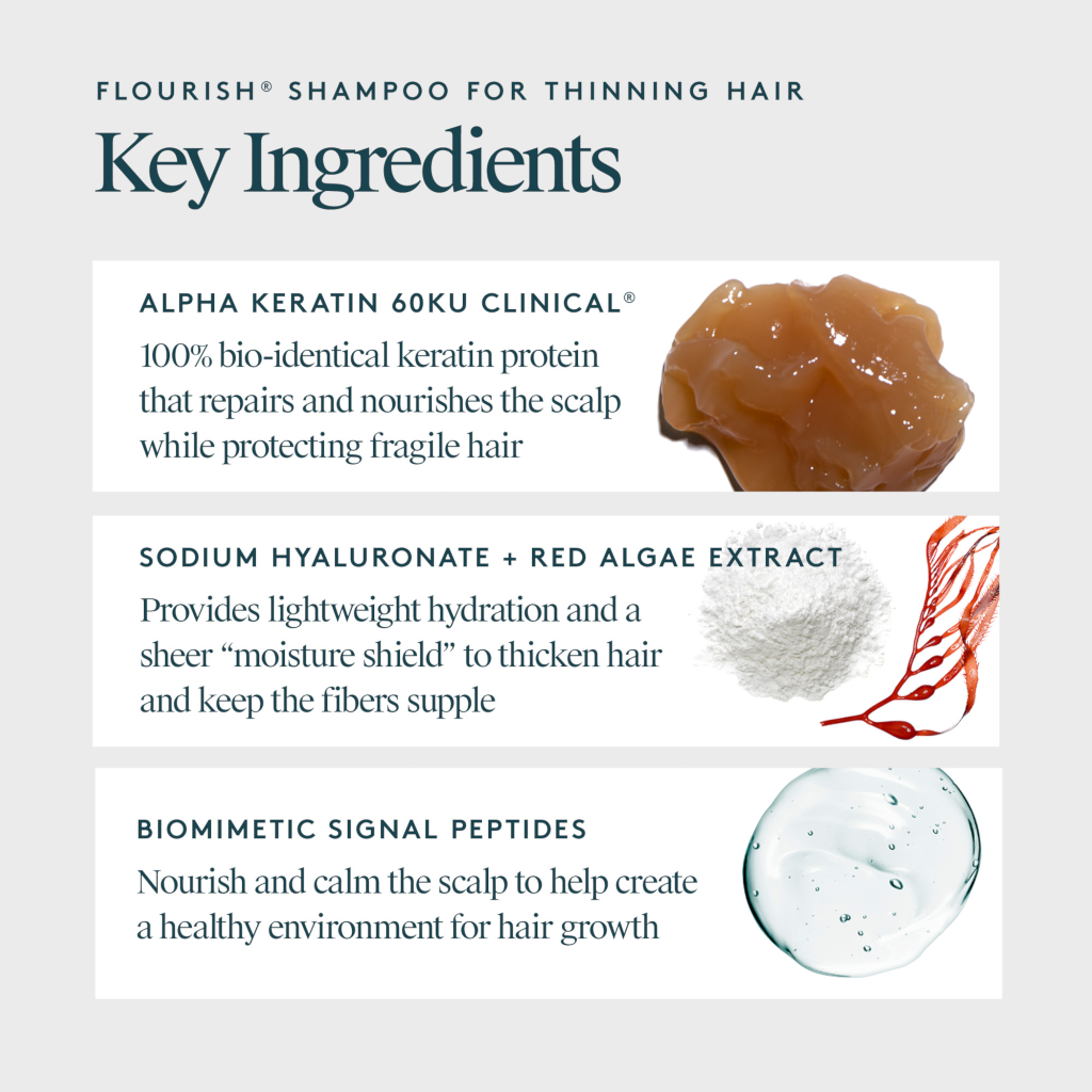 VIRTUE Flourish Shampoo for Thinning Hair 240ml