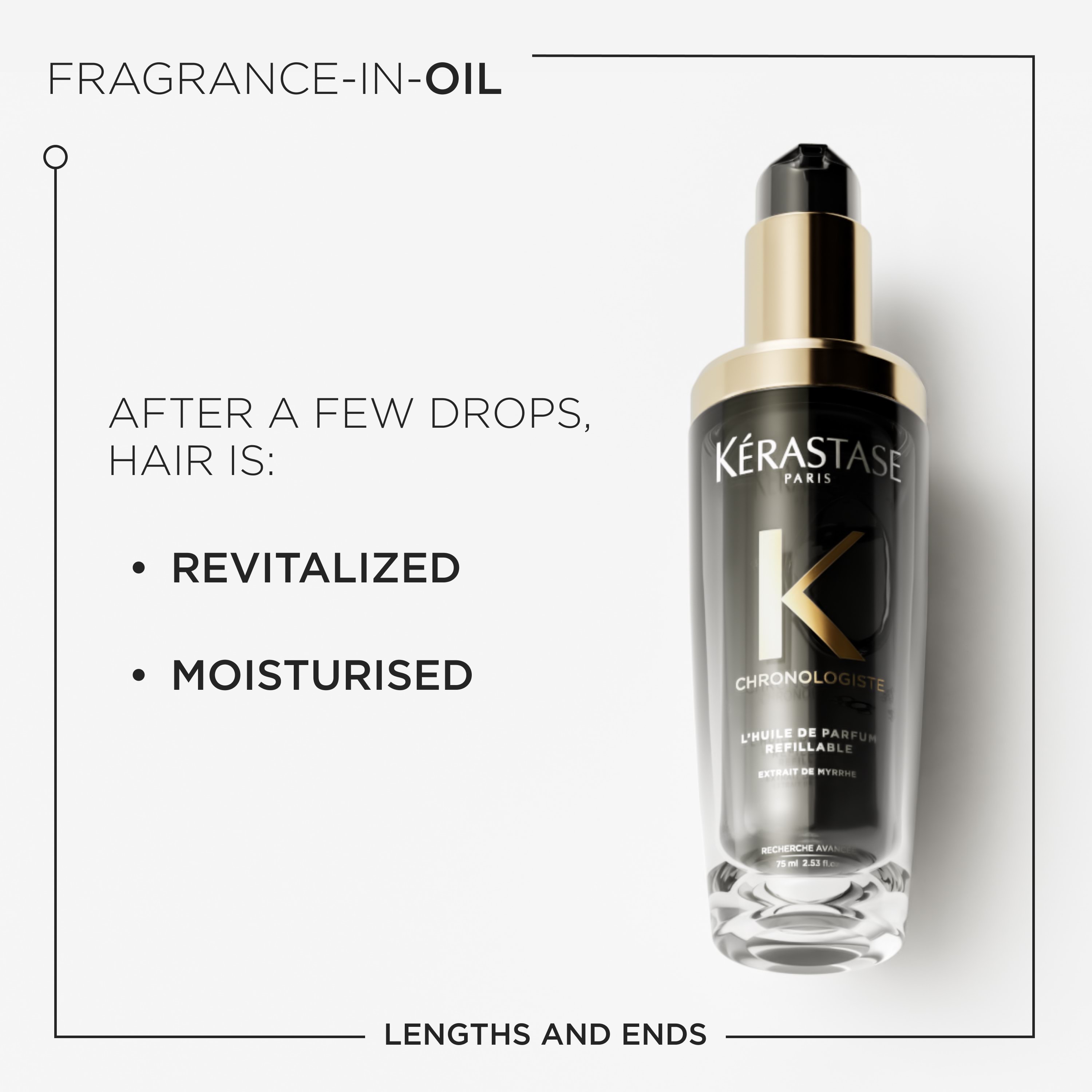 Kérastase Chronologiste ヘアオイル 75ml 製品情報 - ユイル クロノロジスト | ケラスターゼ公式サイト