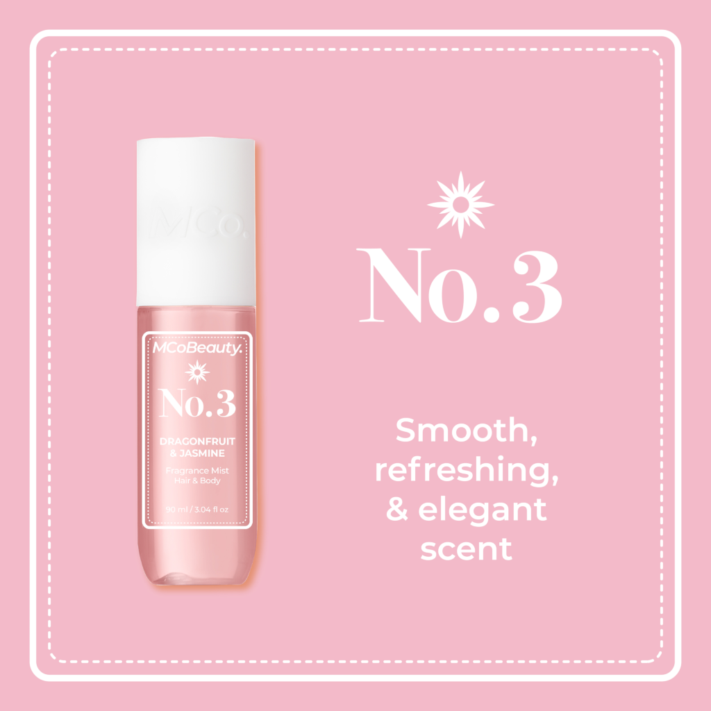 MCoBeauty Fragrance Mist Hair & Body 90mL - No.3 (Dragonfruit & Jasmine)