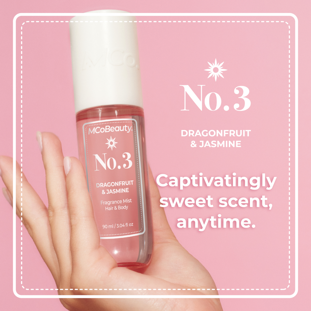 MCoBeauty Fragrance Mist Hair & Body 90mL - No.3 (Dragonfruit & Jasmine)
