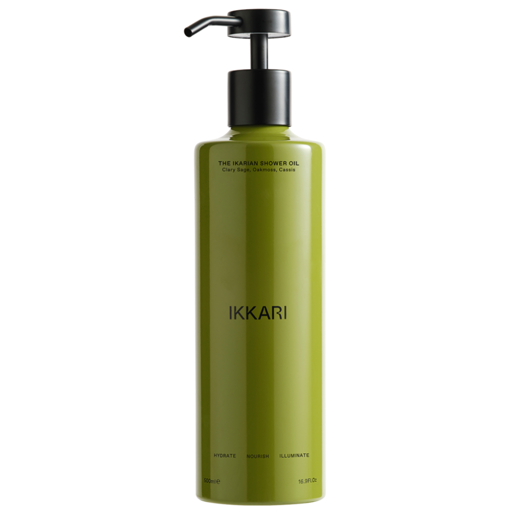 IKKARI The Ikarian Shower Oil Clary Sage, Oakmoss, Cassis