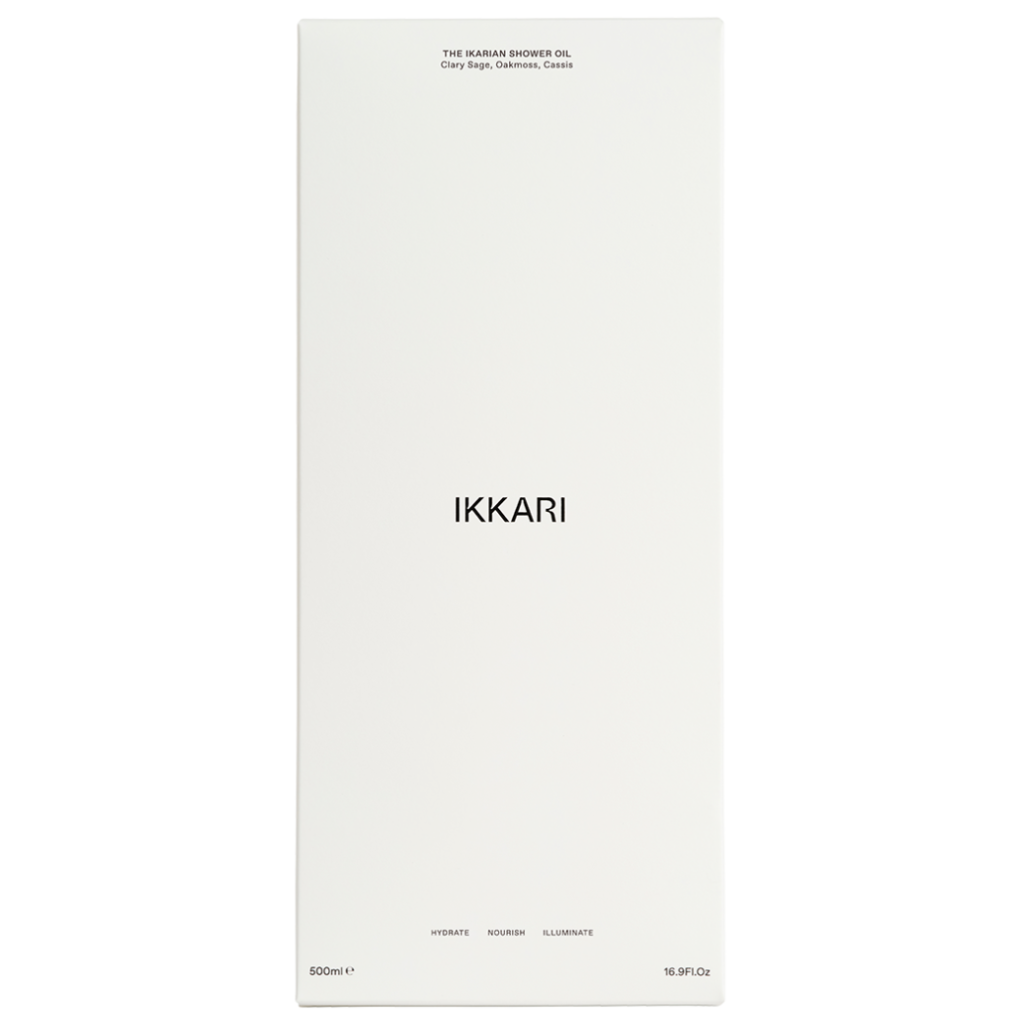 IKKARI The Ikarian Shower Oil Clary Sage, Oakmoss, Cassis