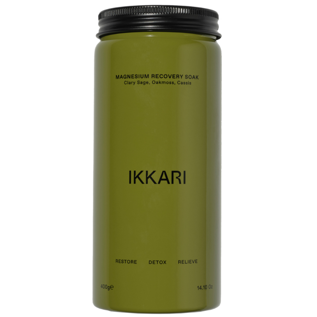 IKKARI Magnesium Recovery Soak Clary Sage, Oakmoss, Cassis