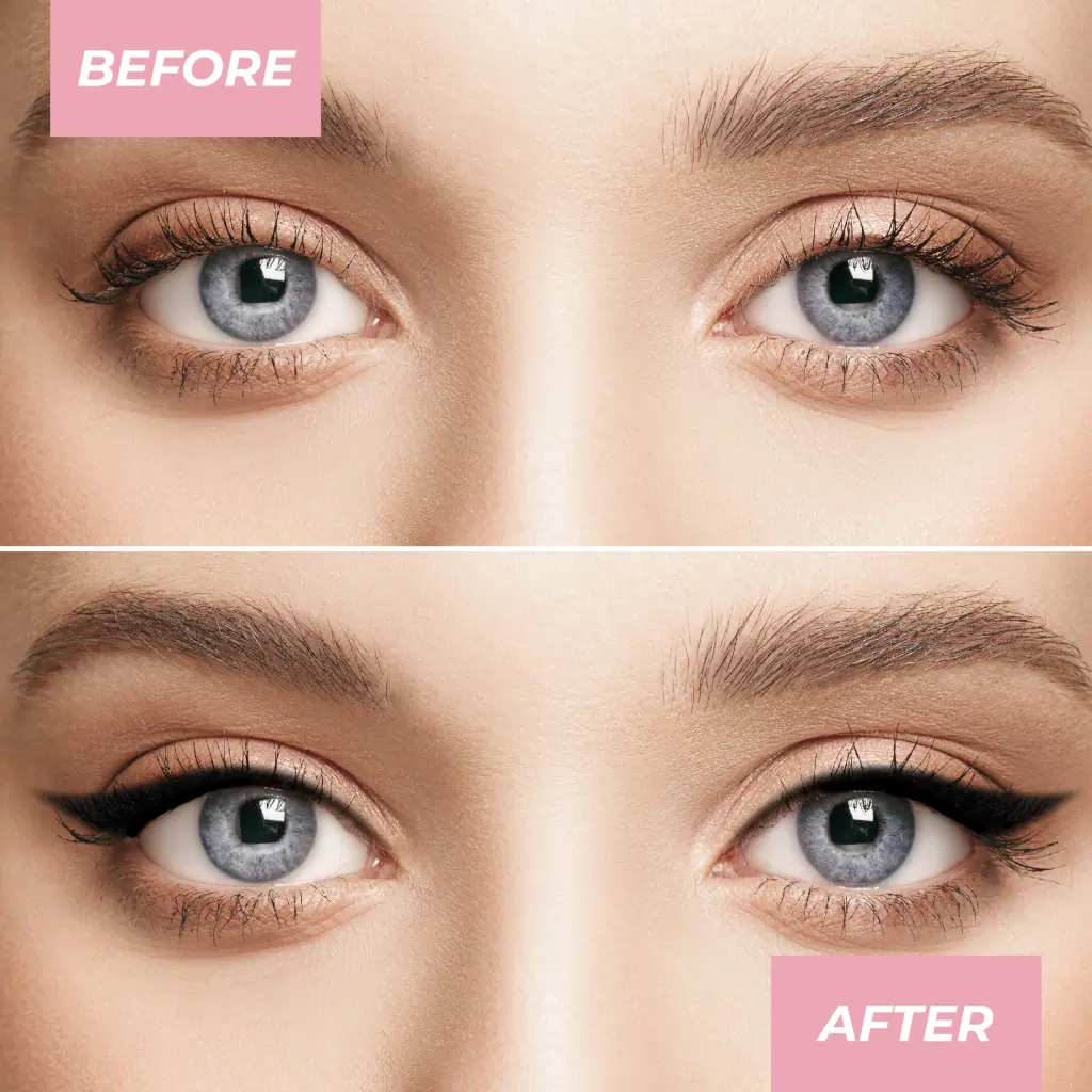 MCoBeauty Dual-Ended Pro Smudge Eyeliner - Black
