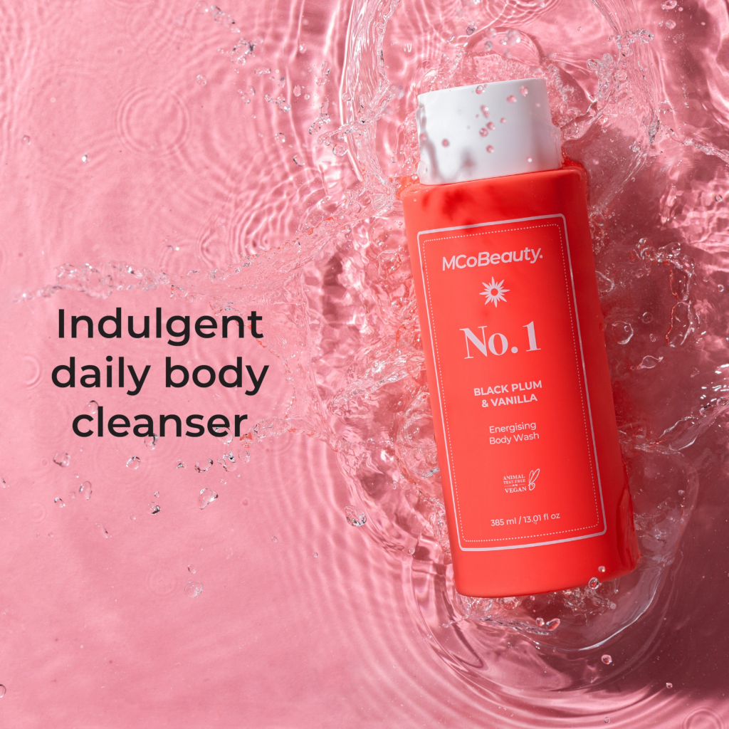MCoBeauty EVERYDAY Body Wash Cream-Gel 385mL - No.1 (Black Plum & Vanilla)