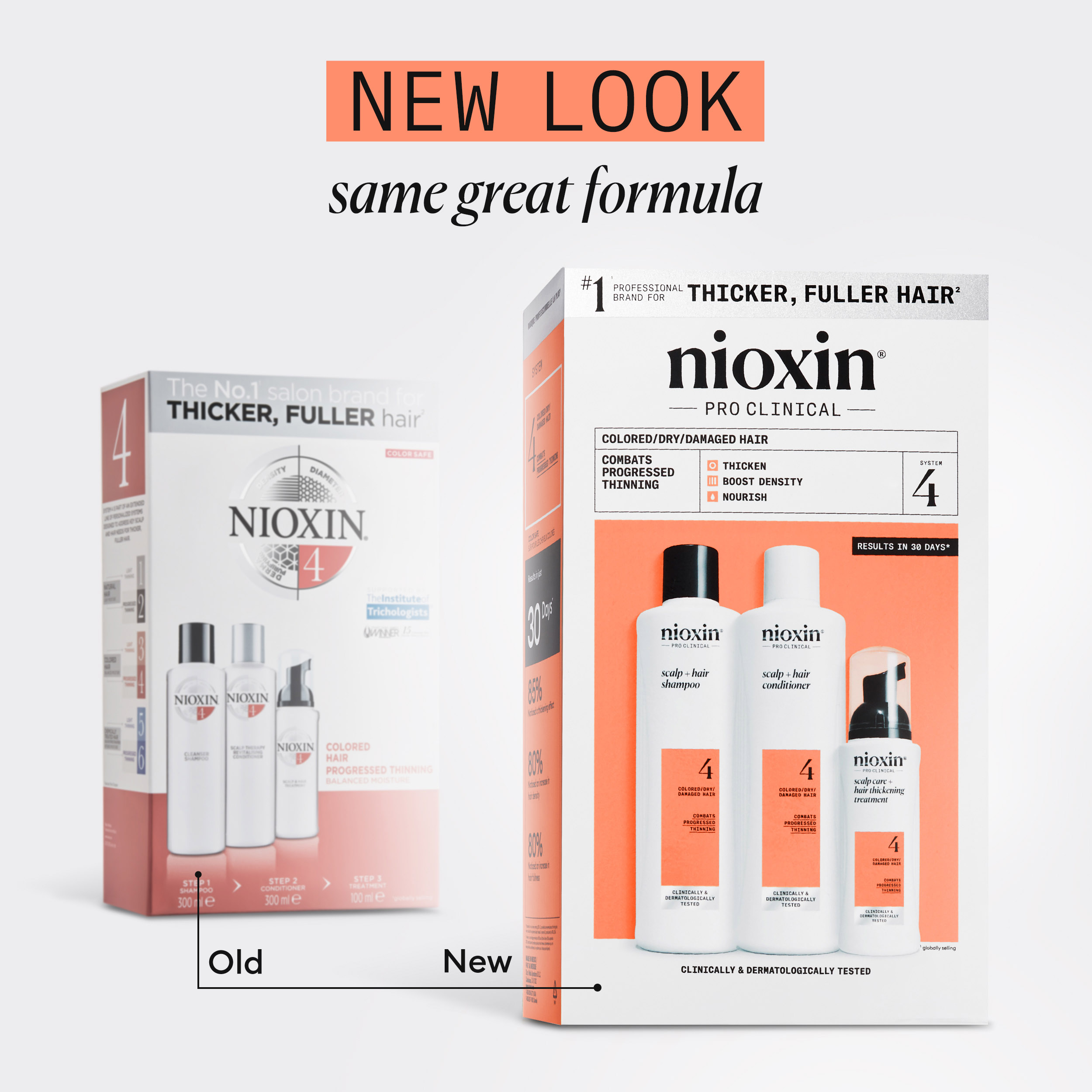 Nioxin Scalp + Hair Thickening System 4 - Hair Thickening System Trial Kit