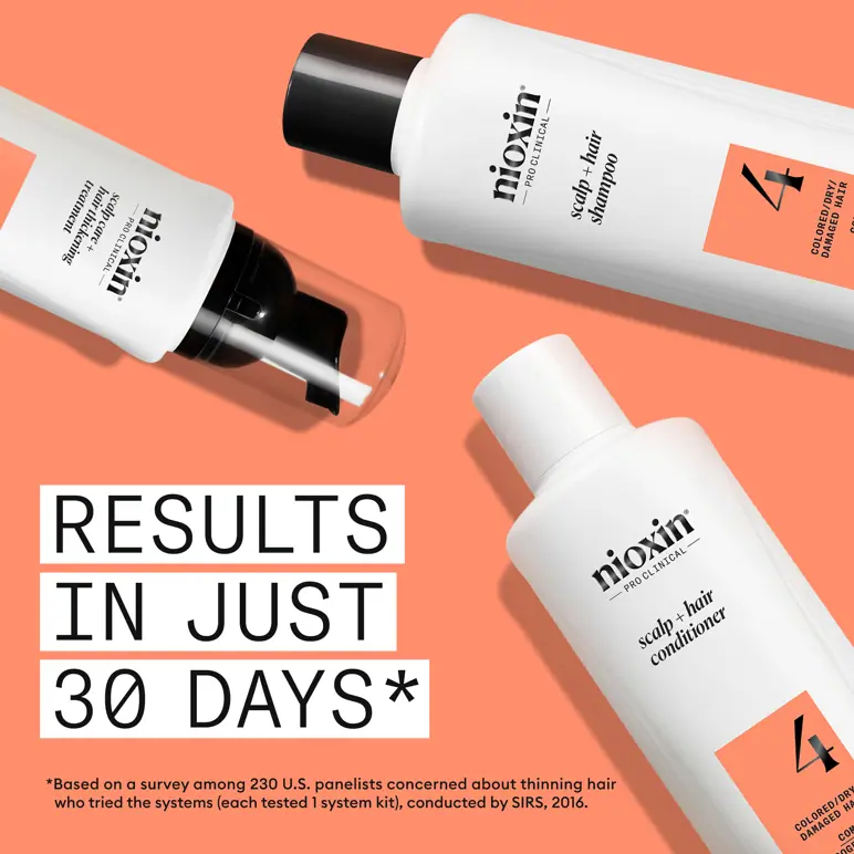 Nioxin Scalp + Hair Thickening System 4 - Hair Thickening System Trial Kit