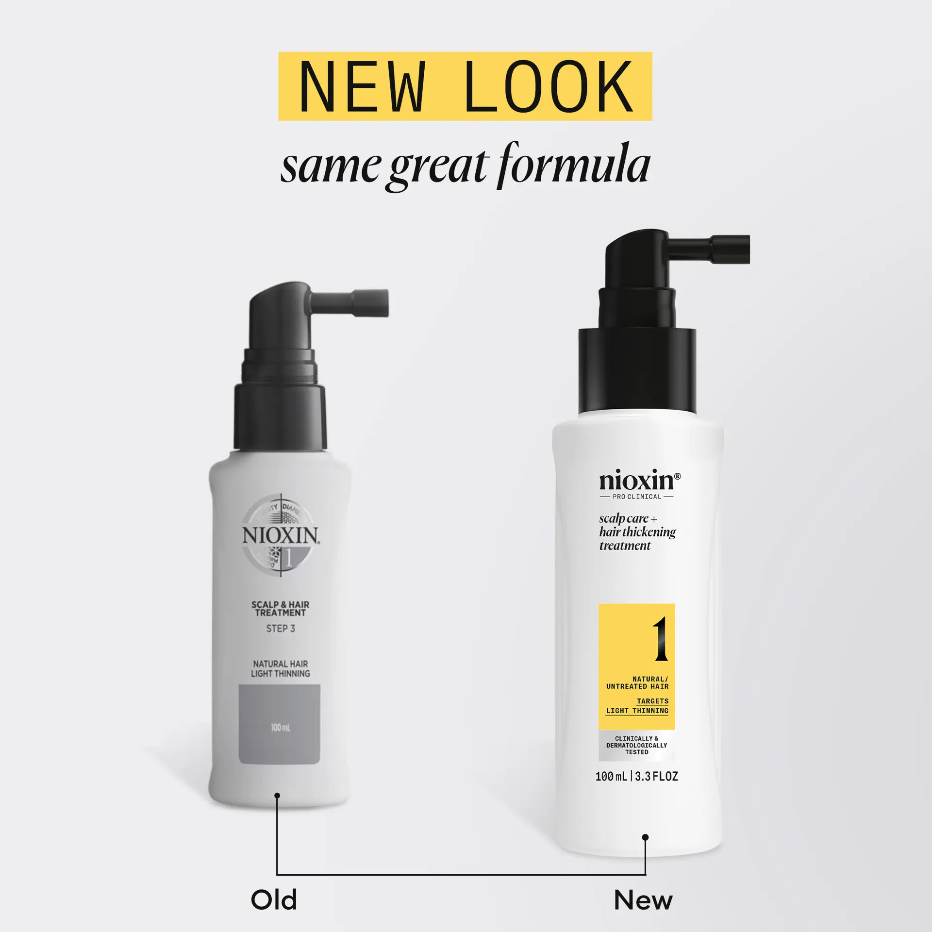 Nioxin System 1 Scalp + Hair Thickening Treatment - Serum for Natural Hair with Light Thinning, 100m