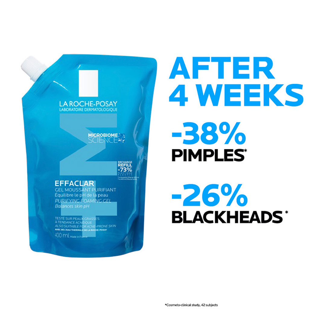 La Roche-Posay Effaclar Purifying Foaming Gel M Eco Refill 400ml