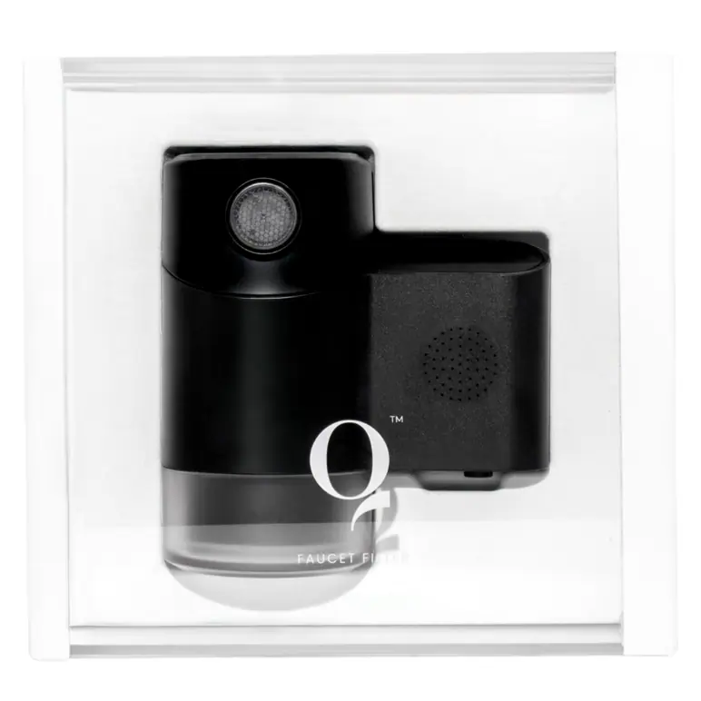 Qure Skincare Faucet Filter Black