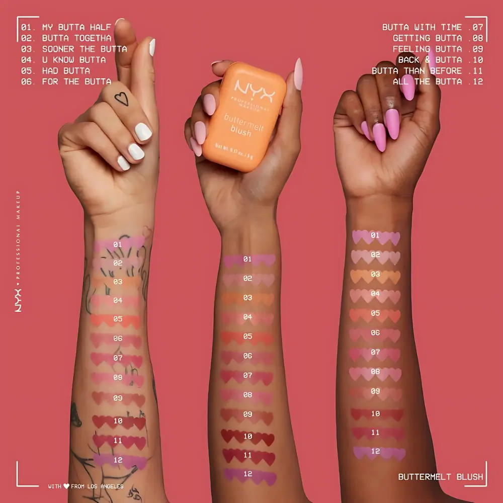 NYX Professional Makeup Buttermelt Blush