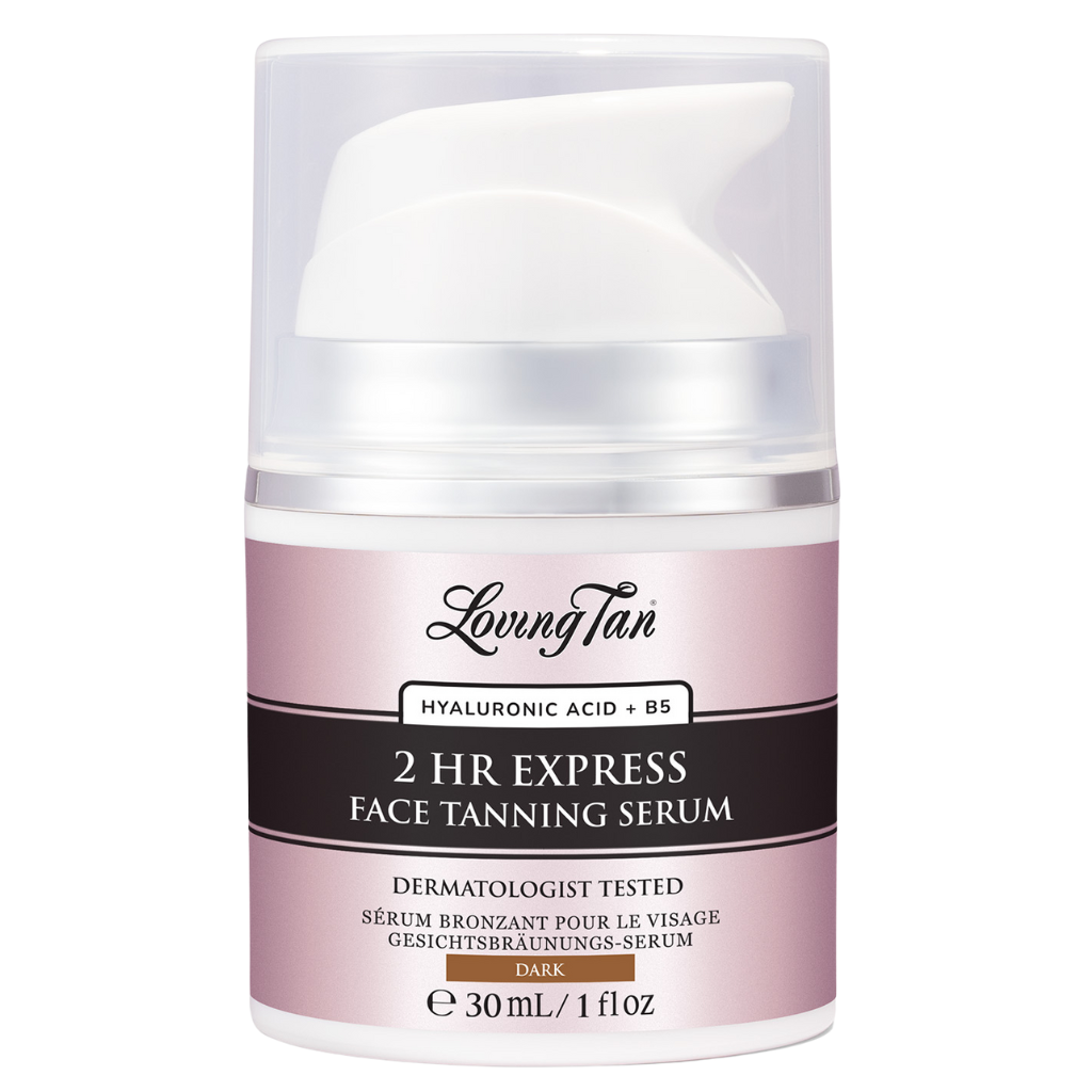 Loving Tan 2 HR Express Face Tanning Serum Dark 30ml