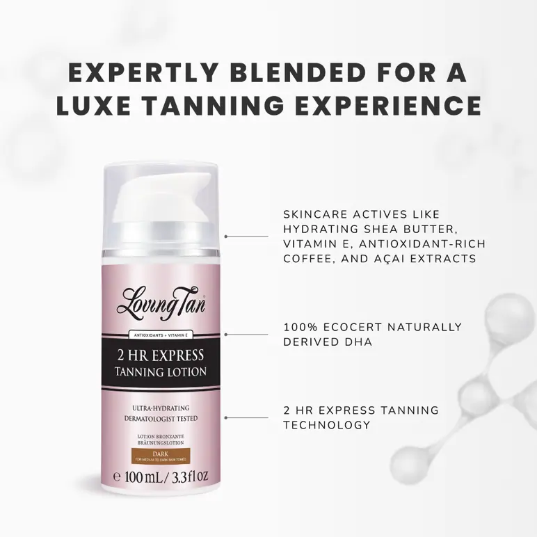Loving Tan 2 HR Express Tanning Lotion Dark 100ml