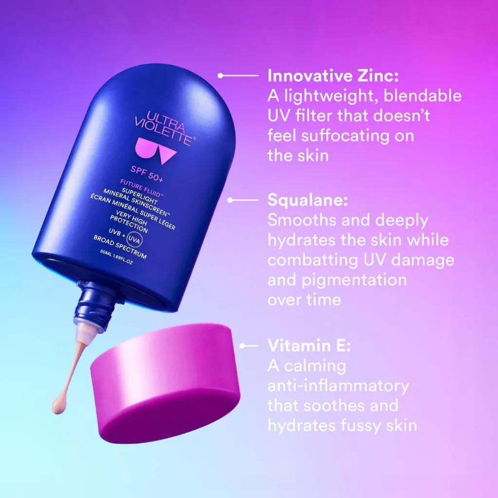 Ultra Violette Future Fluid SPF 50+ Superlight Mineral SKINSCREEN