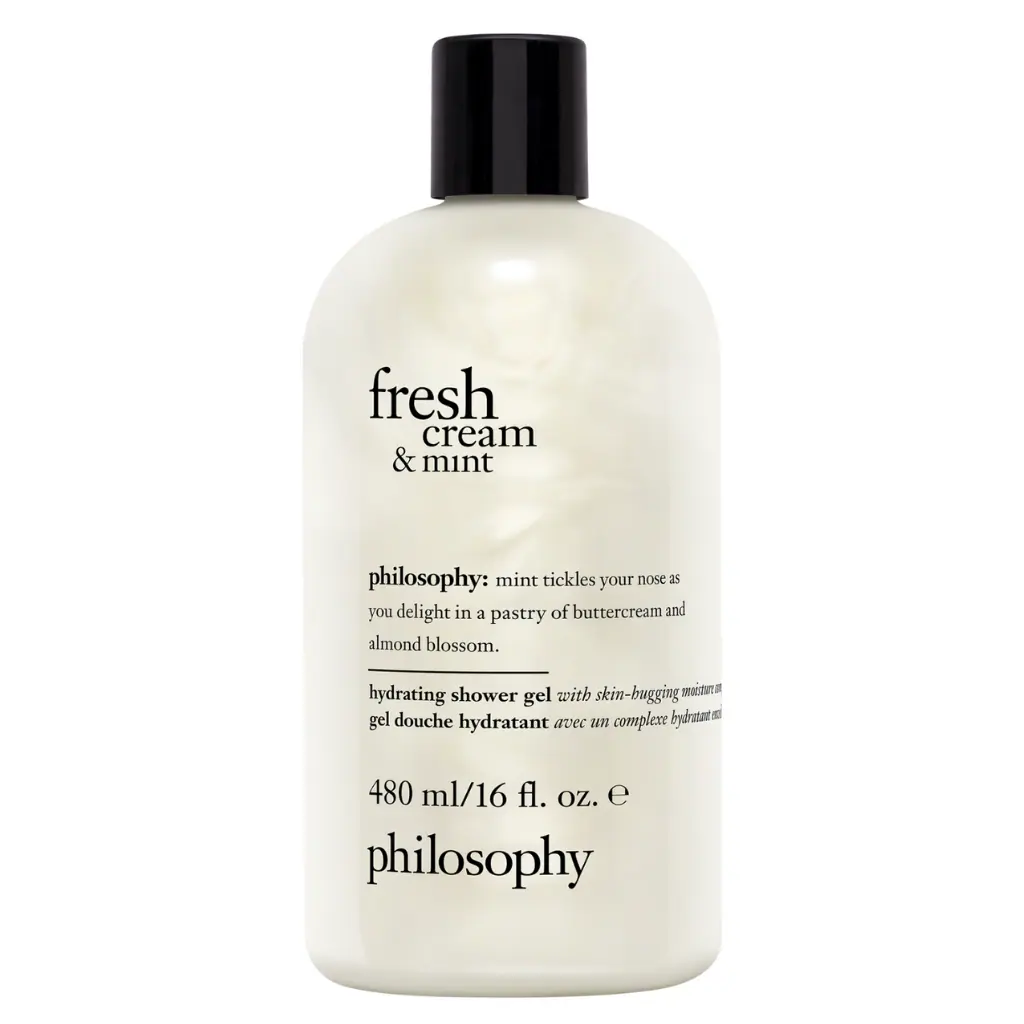 philosophy hydrating shower gel fresh cream and mint