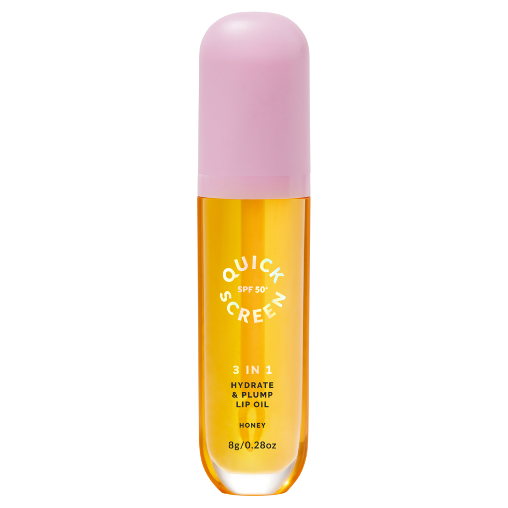 The Quick Flick Quick Screen Spf50 3 In 1 Hydrate & Plump Honey Lip Oil