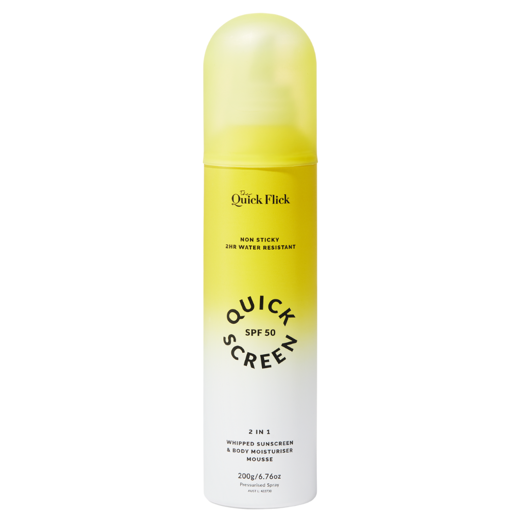 The Quick Flick Quick Screen Whipped Sunscreen Mousse