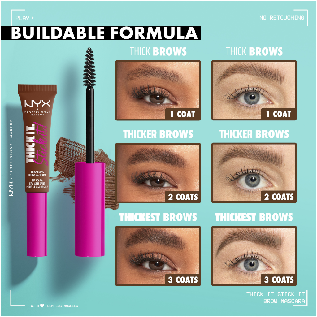 NYX Professional Makeup Thick It Stick It Brow Mascara