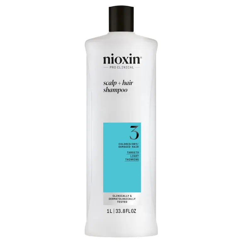 Nioxin Scalp + Hair Thickening System 3 Shampoo + Conditioner 1L Duo