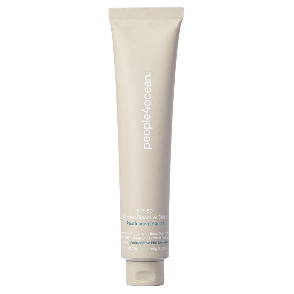 people4ocean  SPF 50+ BIOACTIVE SHIELD Pearlescent Mineral Sunscreen 80g