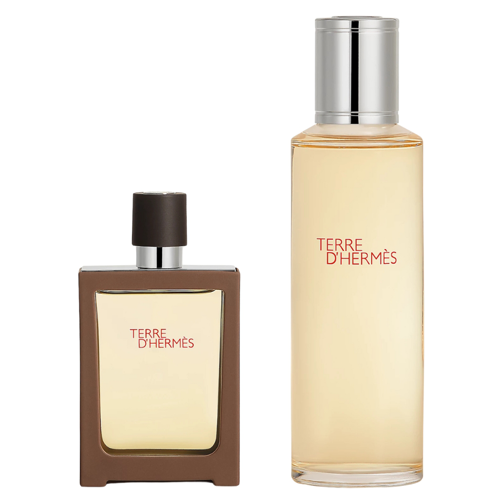 HERMÈS Terre d'Hermès, Eau de Toilette, 30ml Travel Spray and 125ml Refill