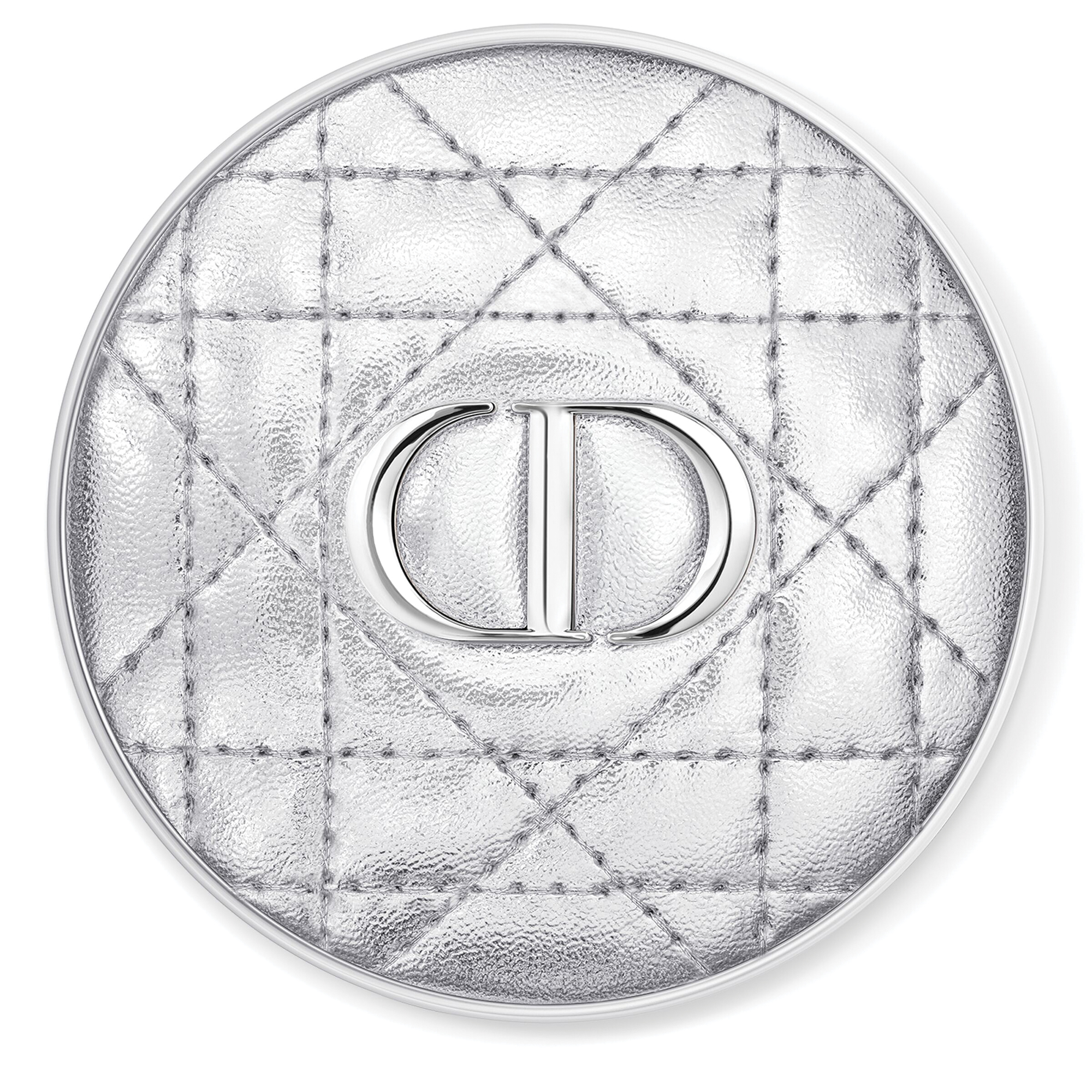DIOR Forever Cushion Case Cannage Silver Empty