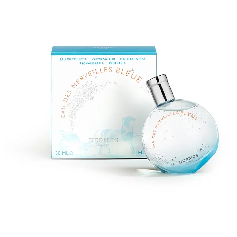 HERMÈS Eau des Merveilles, Bleue Eau de Toilette, 30ml