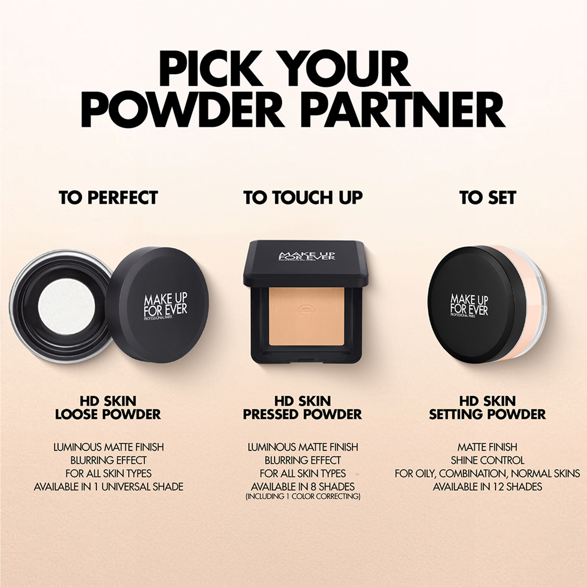 MAKE UP FOR EVER HD Skin Pressed Powder