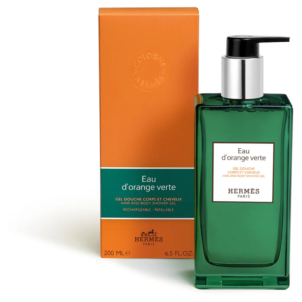 HERMÈS Eau d'Orange Verte, Hair and Body Shower Gel, 200ml