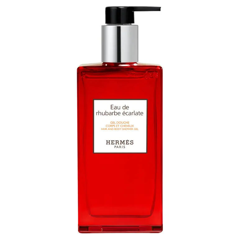 HERMÈS Eau de Rhubarbe Écarlate, Hair and Body Shower Gel, 200ml