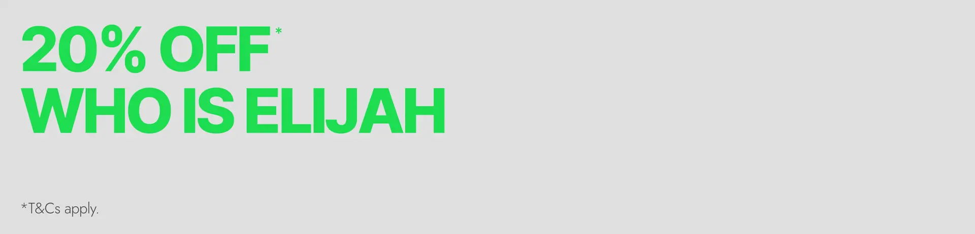 category banner
