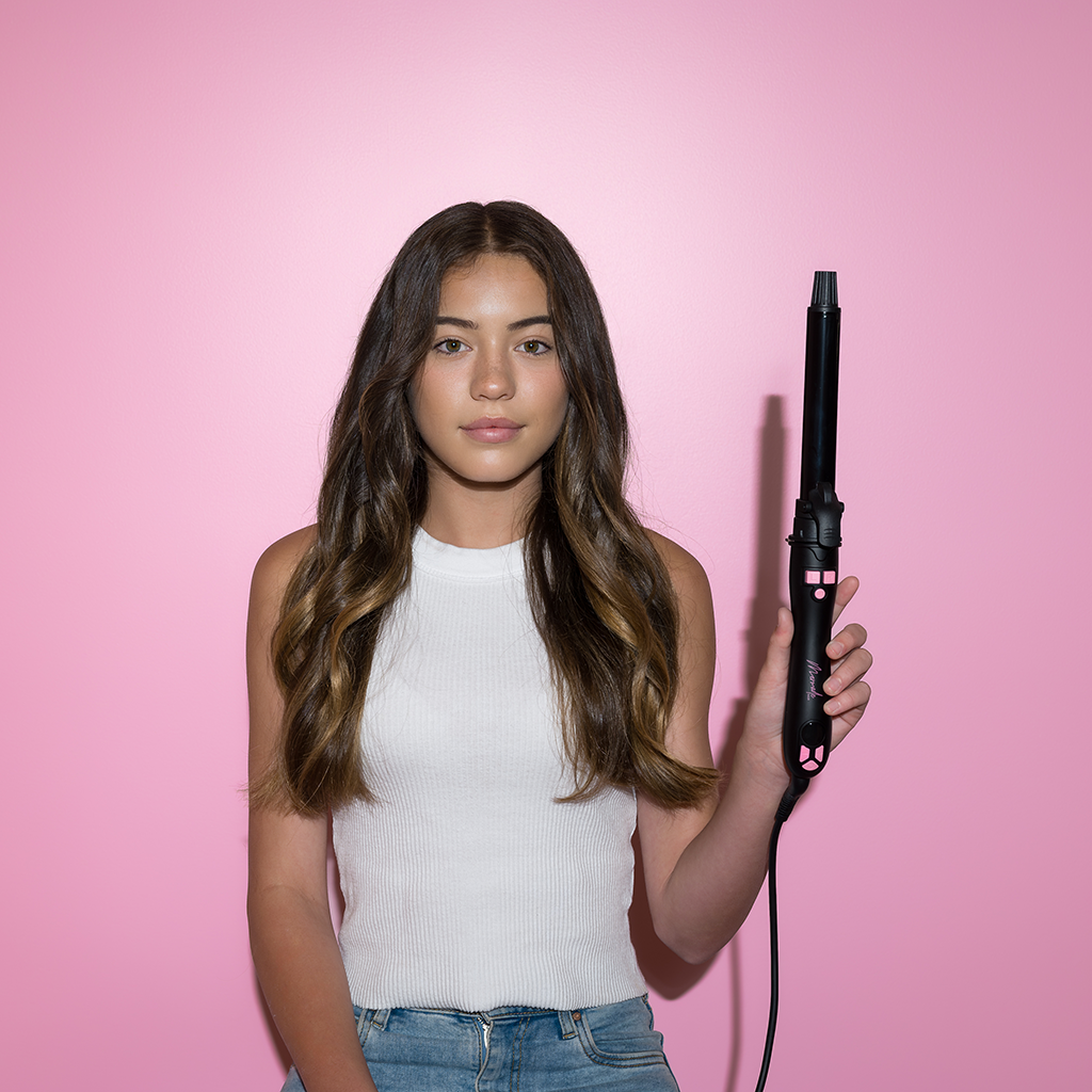 Mermade Hair Spin Curler Black 25mm