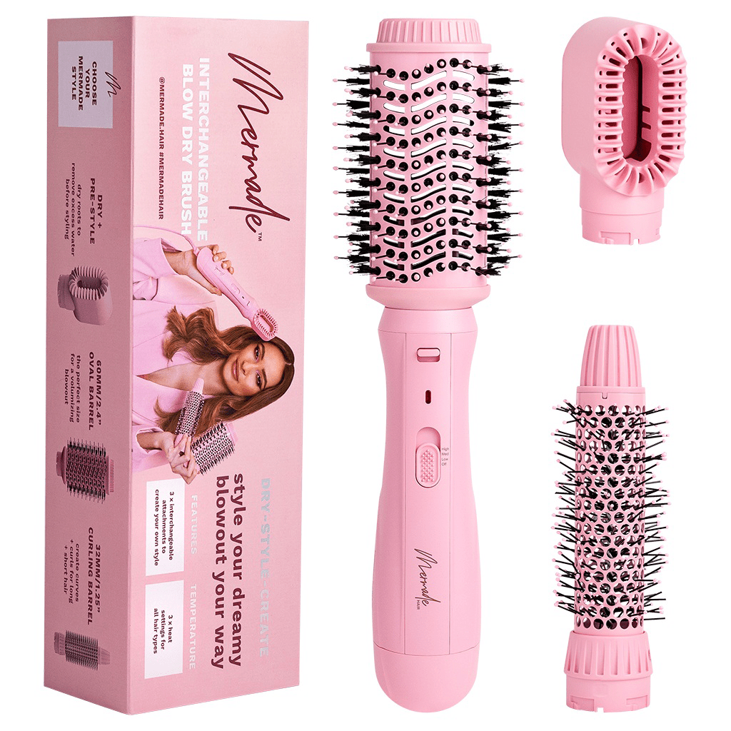Mermade Hair Blow Dry Brush Adore Beauty