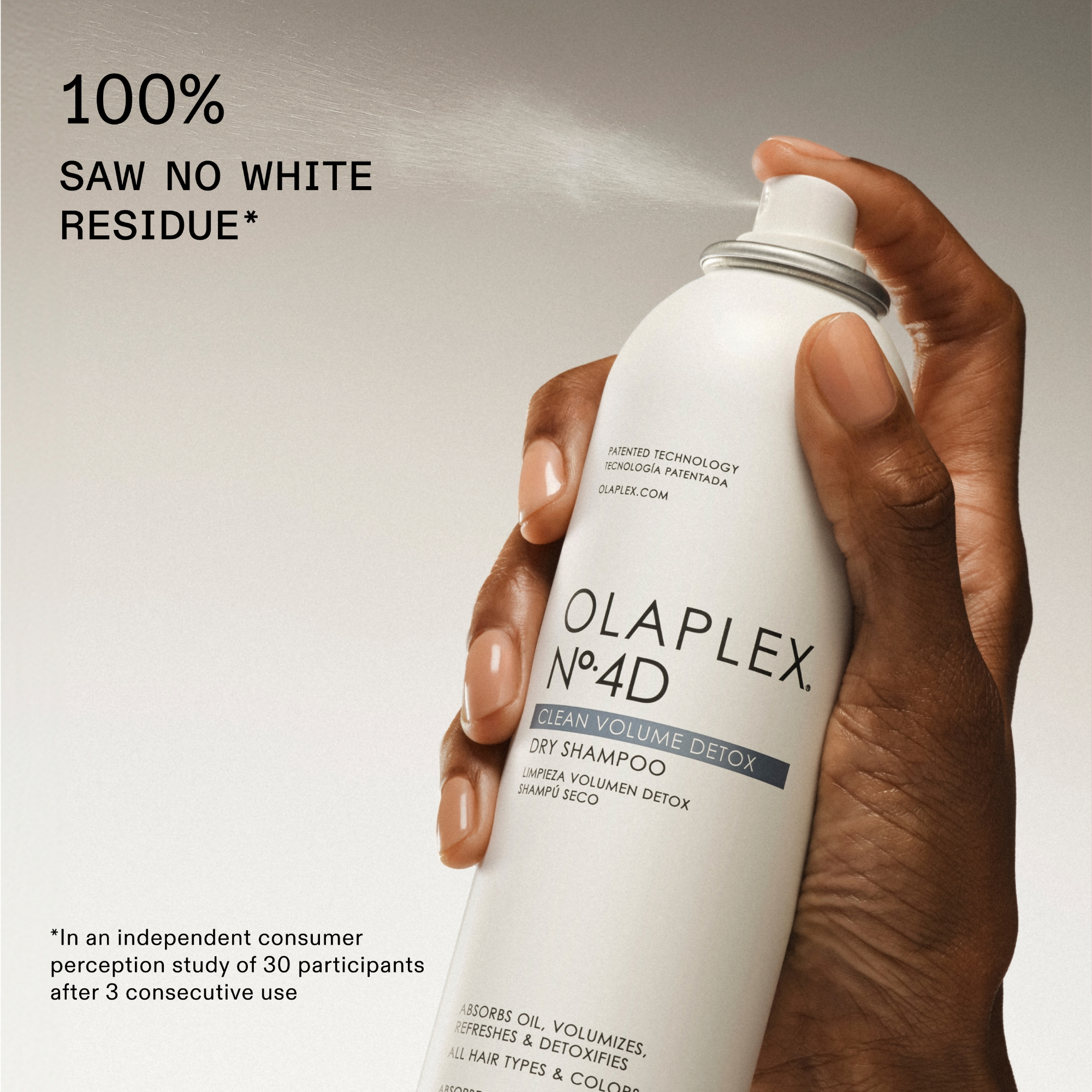Olaplex No.4D Clean Volume Weightless Oil-Absorption Detox Dry Shampoo
