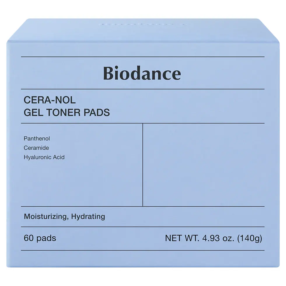 BIODANCE Cera-Nol Gel Toner Pads 60 Pads