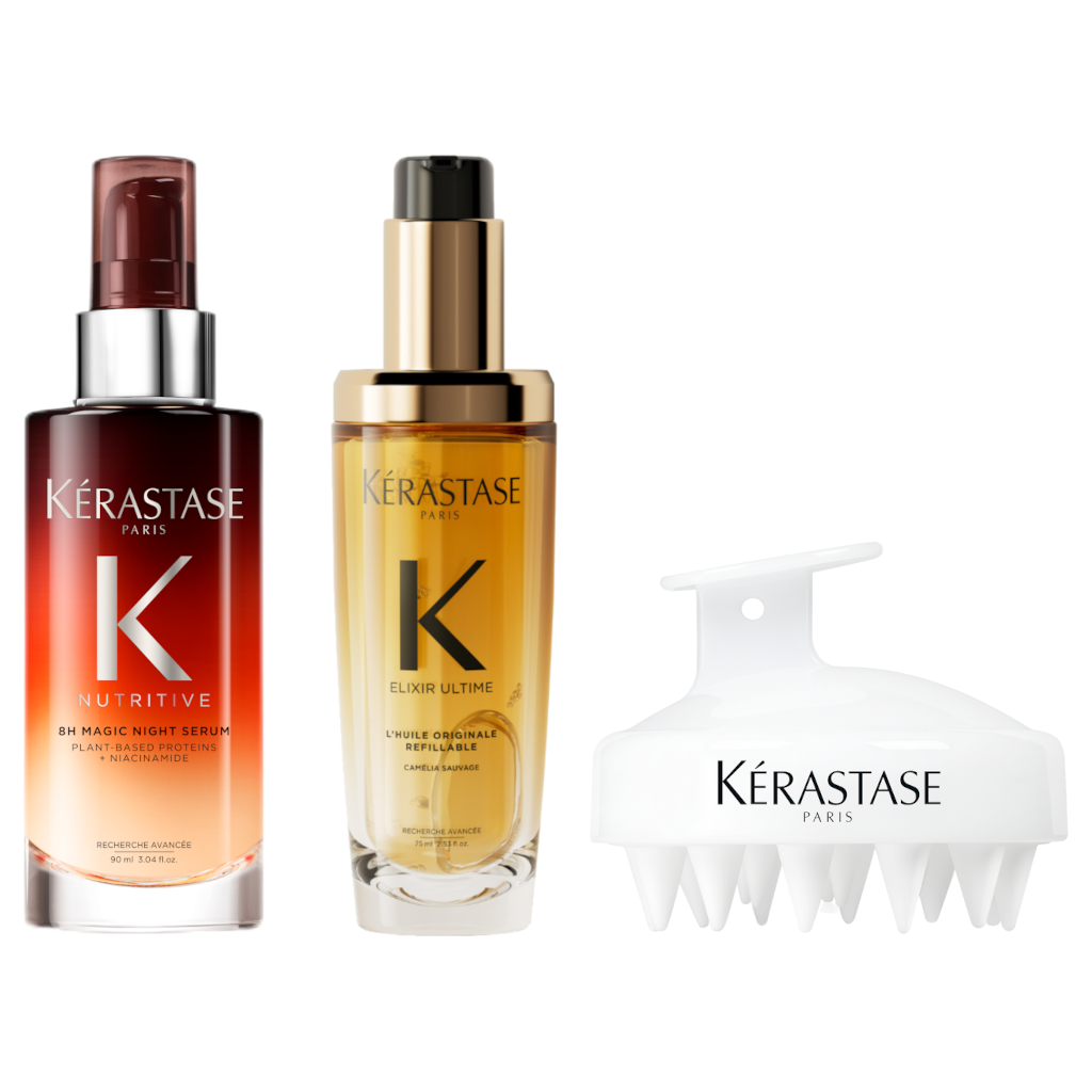 Kérastase Ultimate Treatment Bundle with Scalp Brush