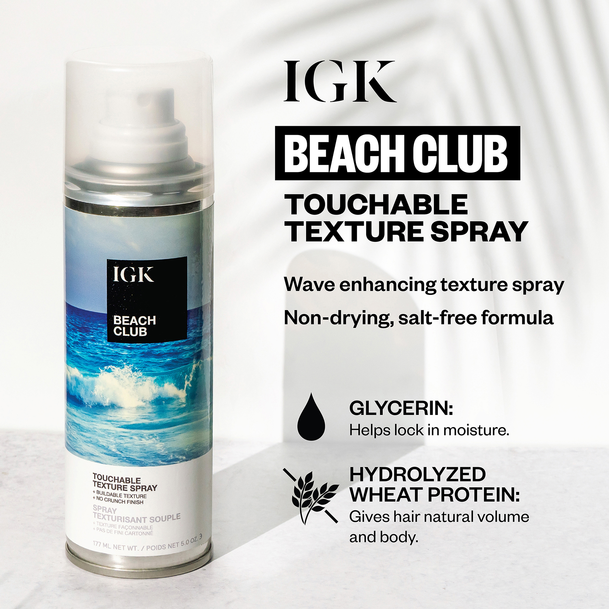IGK BEACH CLUB Texture Spray Travel