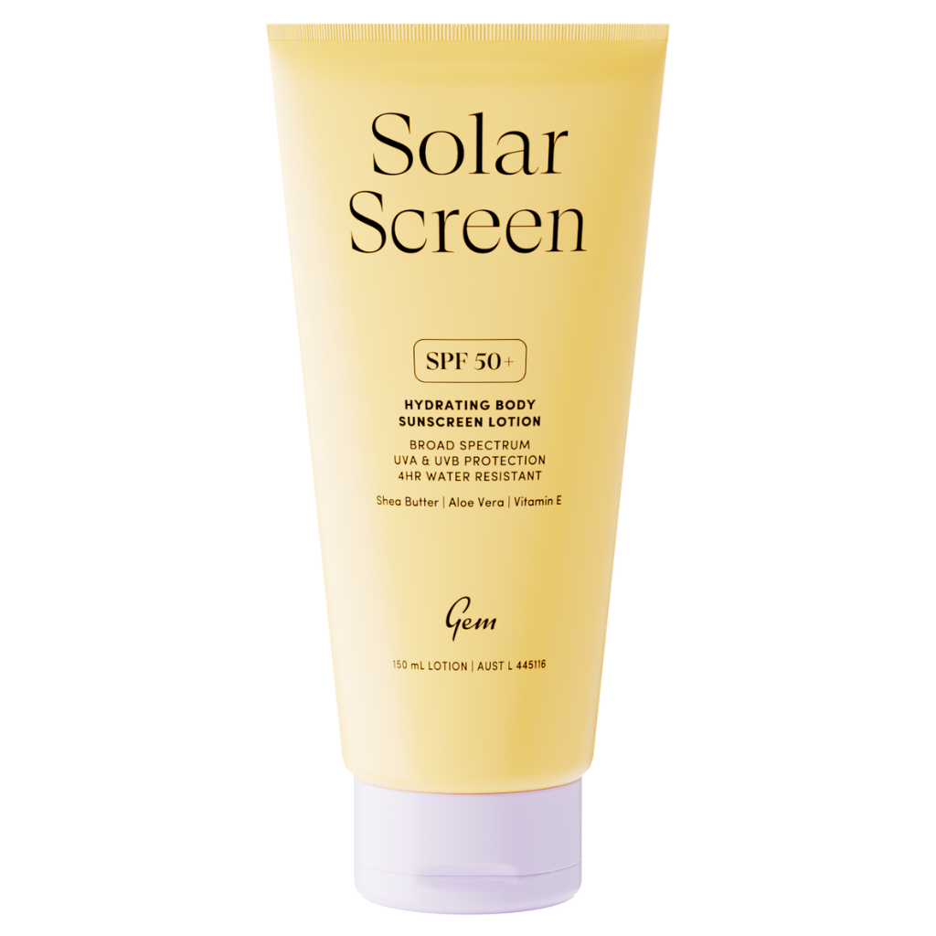 Gem Solar Screen Hydrating Body Sunscreen Lotion 150ml