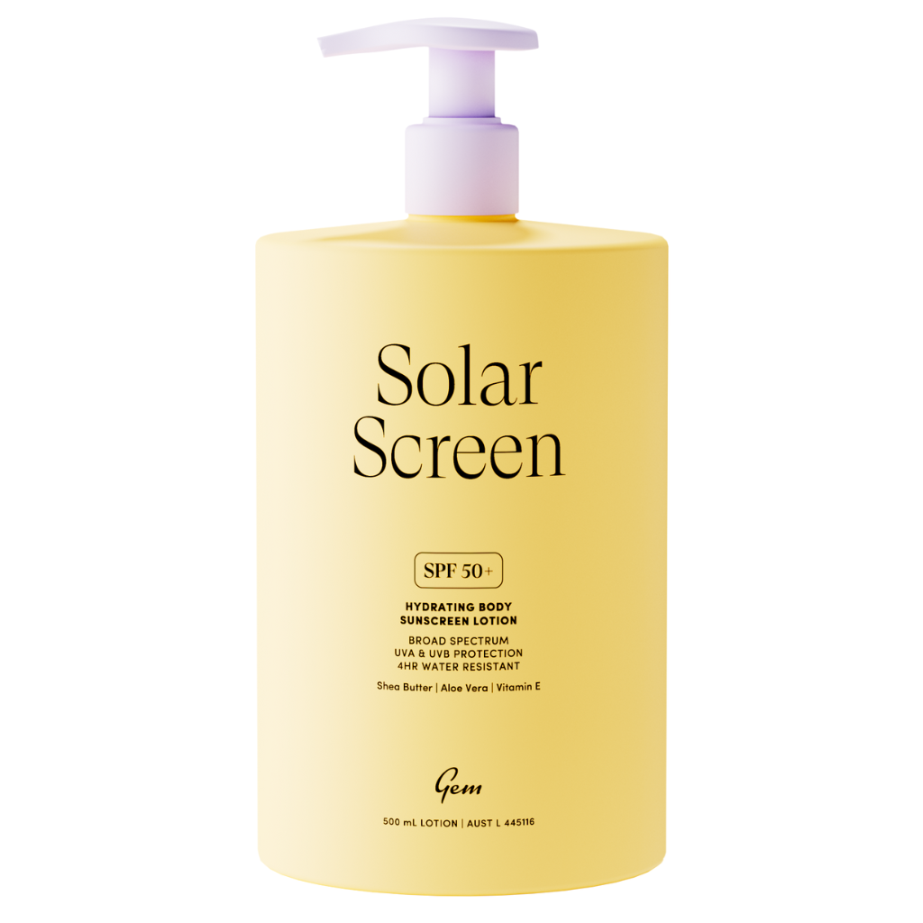 Gem Solar Screen Hydrating Body Sunscreen Lotion 500ml