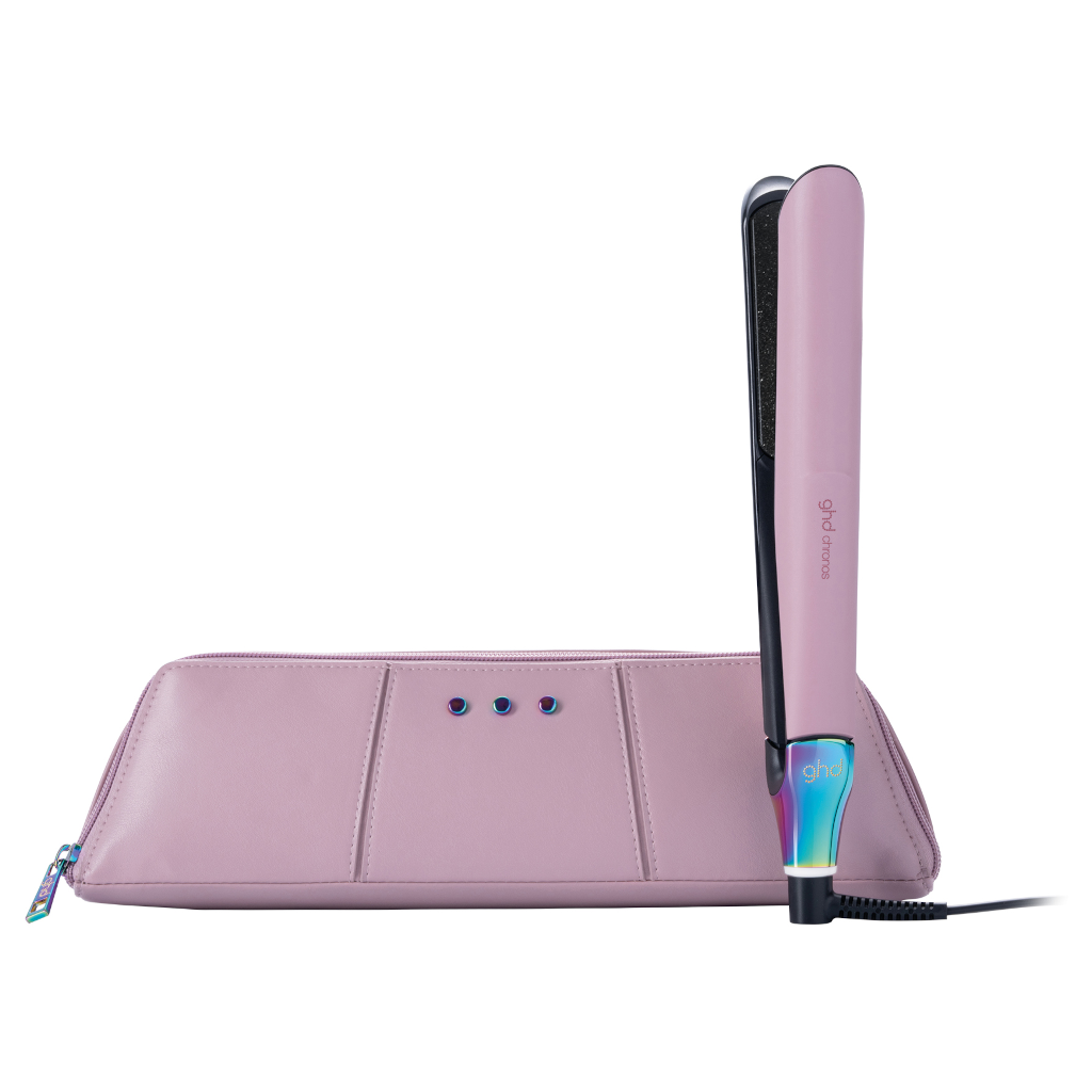 GHD chronos hair straightener in transcendent pink