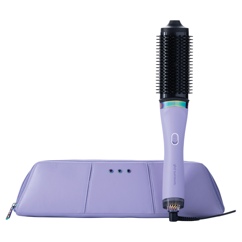 GHD duet blowdry 2-in1 blowdry brush in galactic lilac