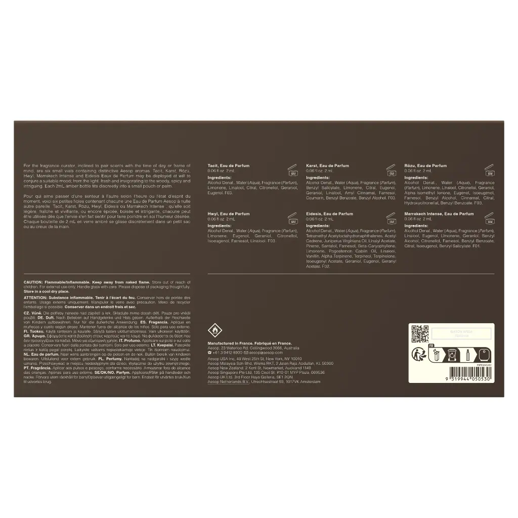 Aesop Fragrance Anthology Volume I
