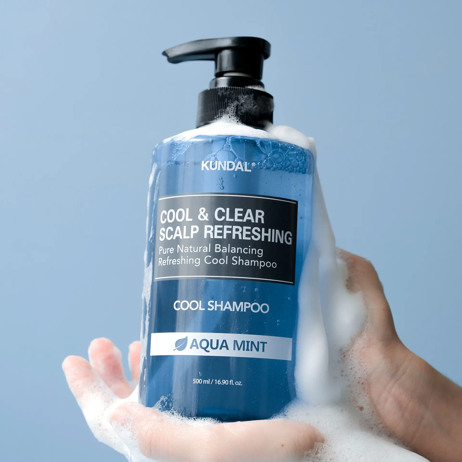 Kundal scalp refreshing cool shampoo 500ml - aqua mint