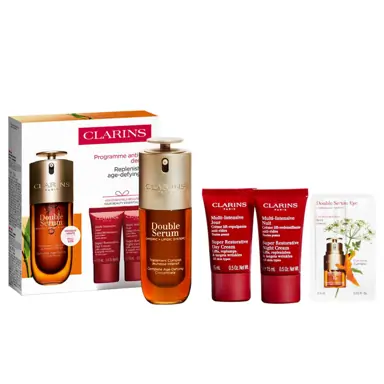 Clarins Double Serum 50ml & Super Restorative Collection
