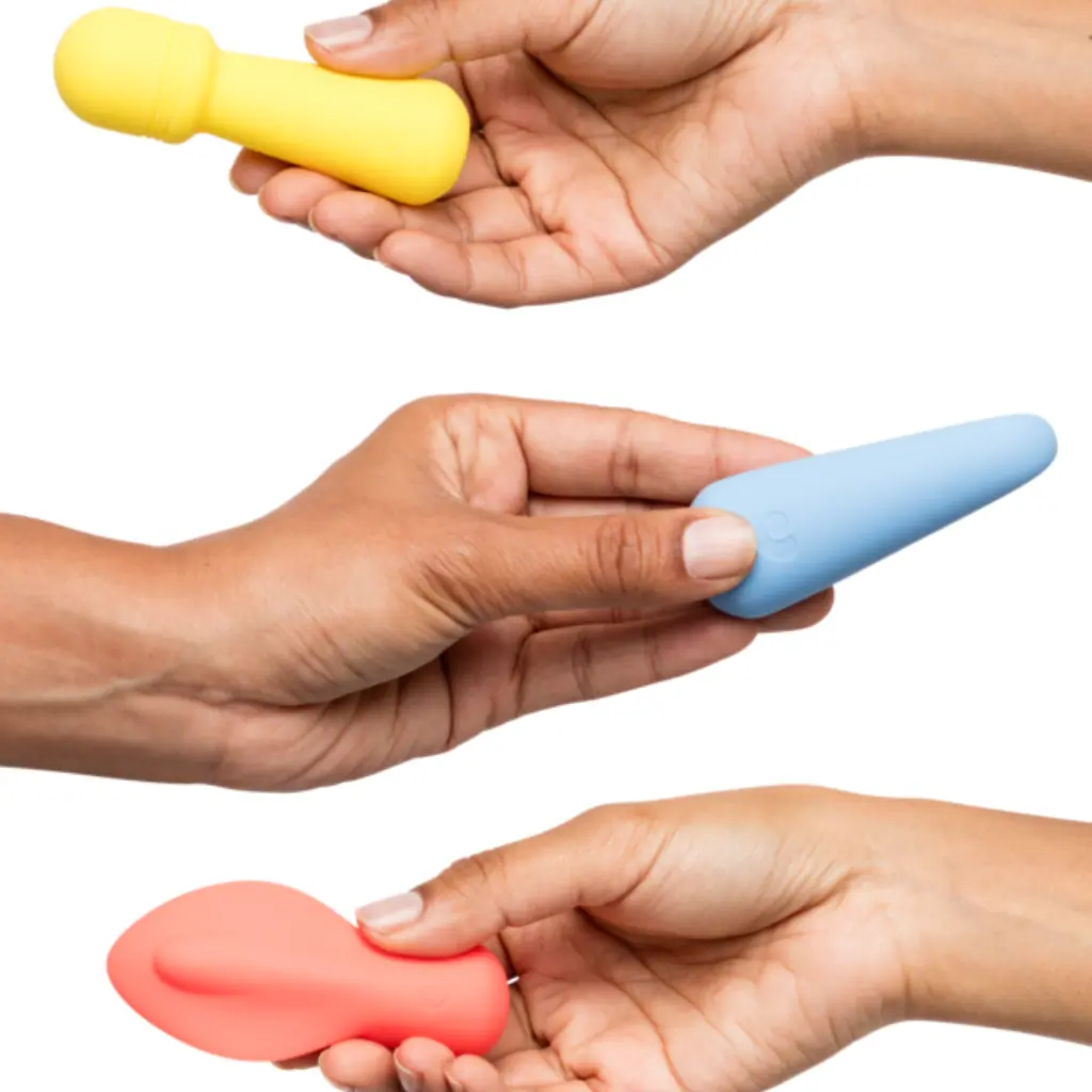 Lovehoney Mon Ami Trio of Vibrating Massagers - Blue