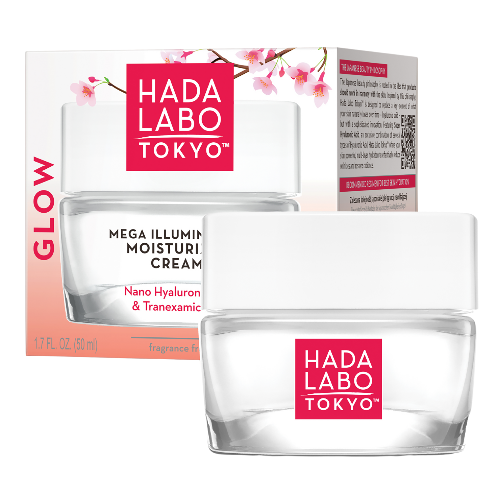Hada Labo Glow Moisturiser Cream 50ml