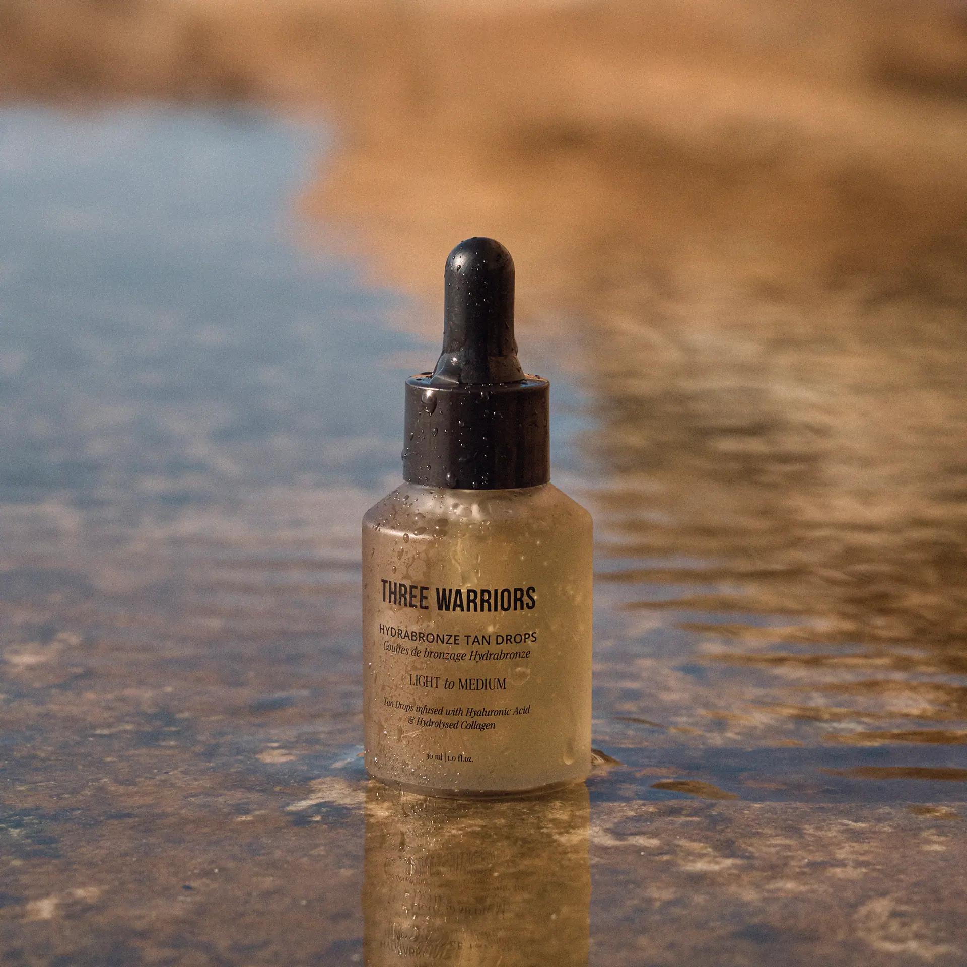 Three Warriors Hydrabronze Tan Drops - Light to Medium